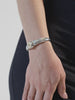 DEVATA Bali Gold Accent Sterling Silver Cuff Bracelet
