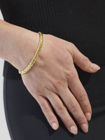 DEVATA Bali Paddy Chain Bracelet Gold Plated Sterling Silver