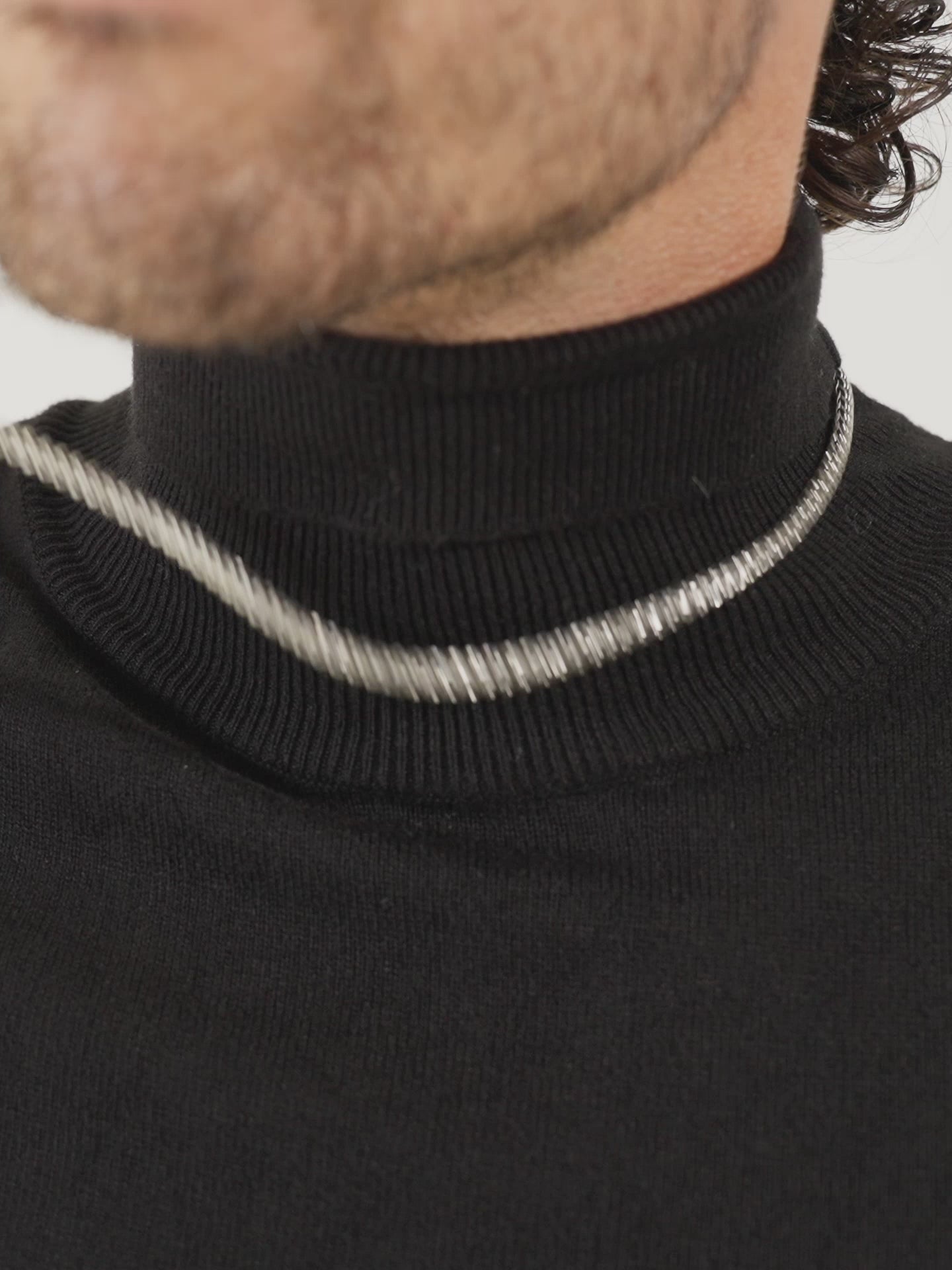 DEVATA Bali Dragon Bone Chain Necklace Sterling Silver