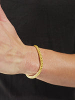 DEVATA Bali Dragon Bone Chain Bracelet Gold Plated Sterling Silver