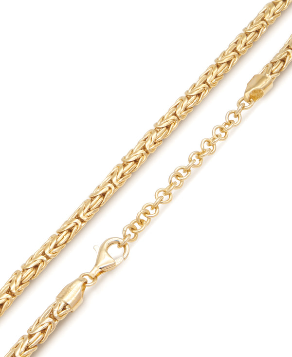 (OUTLET SALE) Byzantine Chain Necklace 5mm Oval