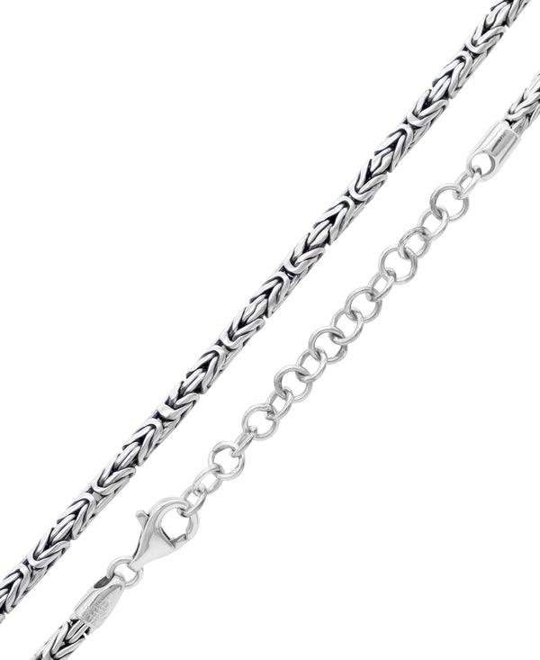 (OUTLET SALE) Byzantine Chain Necklace 2.5mm Round
