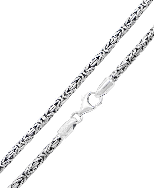 (OUTLET SALE) Byzantine Chain Necklace 2.5mm Round