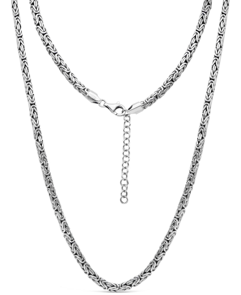 Mens Padlock Chain Necklace Pendant in Silver – C&S