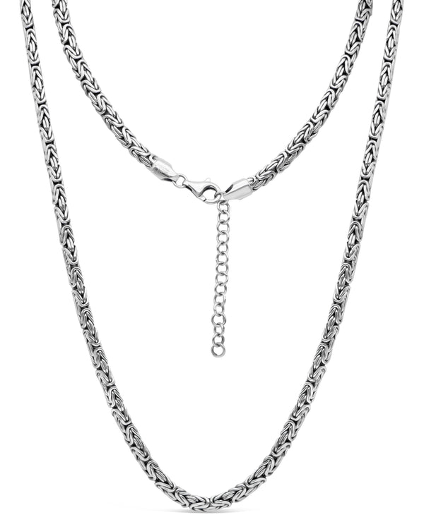 Borobudur Chain Necklace 5mm Oval
