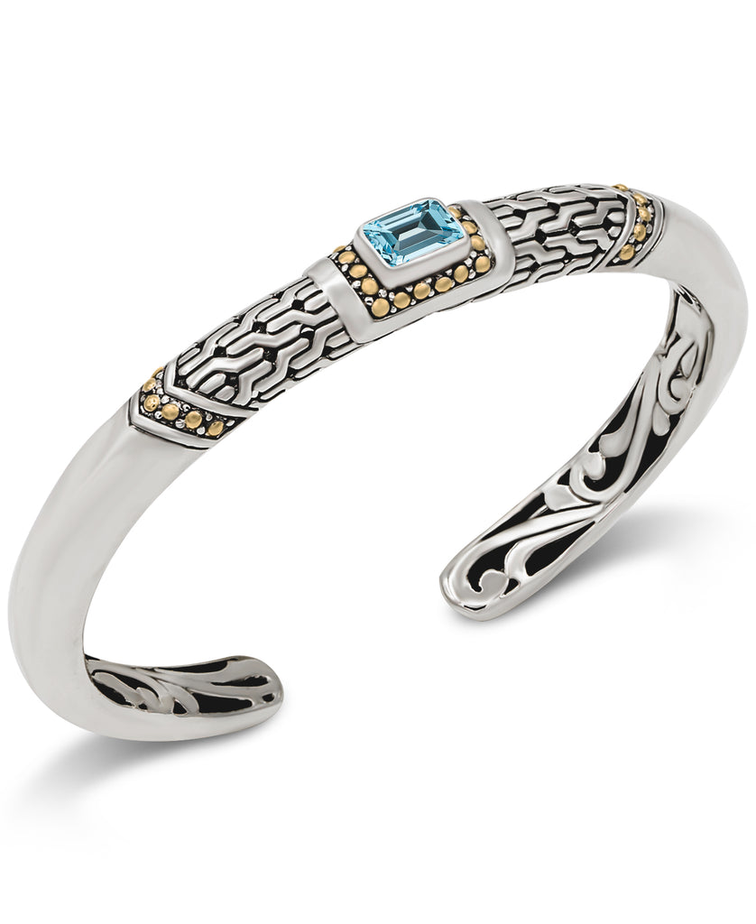 DEVATA Bali Jewelry  Dragon Bone Gemstone Cuff Bracelet