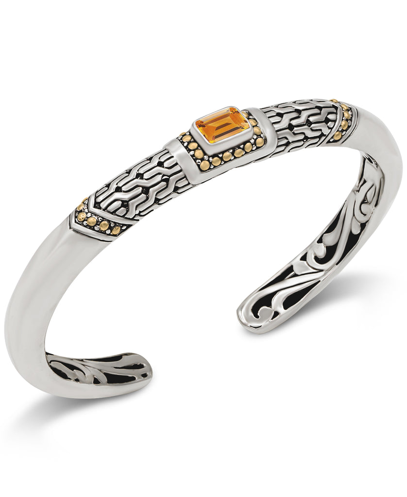 DEVATA Bali Jewelry  Dragon Bone Gemstone Cuff Bracelet
