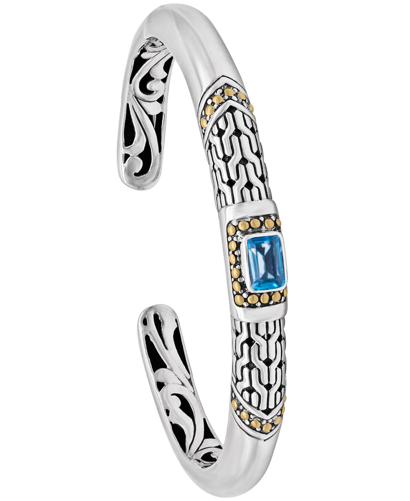 DEVATA Bali Jewelry  Dragon Bone Gemstone Cuff Bracelet