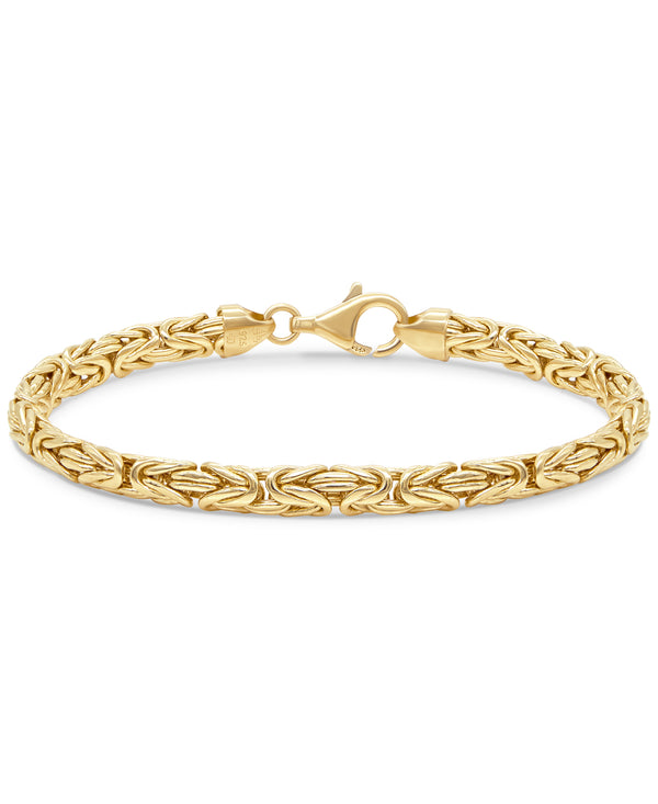 (OUTLET SALE) Byzantine Chain Bracelet 6mm Oval