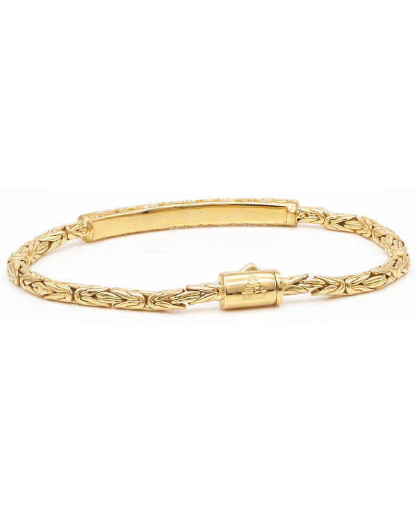 (OUTLET SALE) Bali Filigree Gold Plated Chain Bracelet