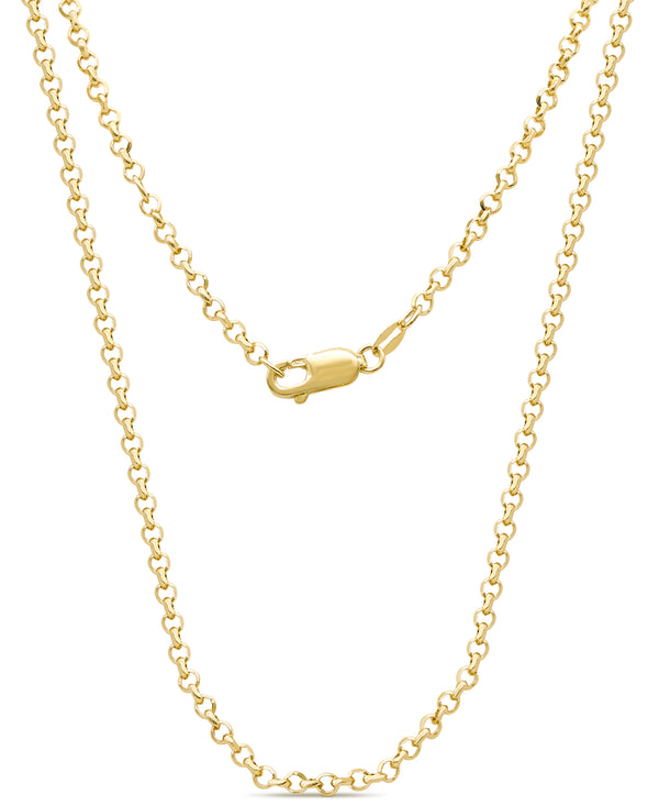 (OUTLET SALE) Rolo Chain Necklace 2mm